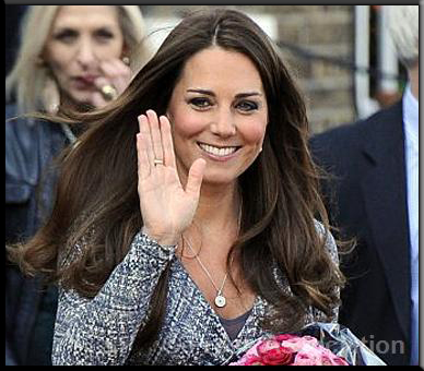 Kate Middleton enceinte affiche son baby bump