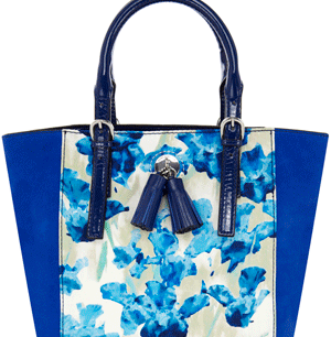 Karen Millen All over Iris print Mini bag