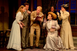 Vaudeville Theatre London Dress Rehearsals April 2015 The Importance of Being Earnest by Oscar Wilde Directed by Adrian Noble David Suchet as Lady Bracknell ©NOBBY CLARK